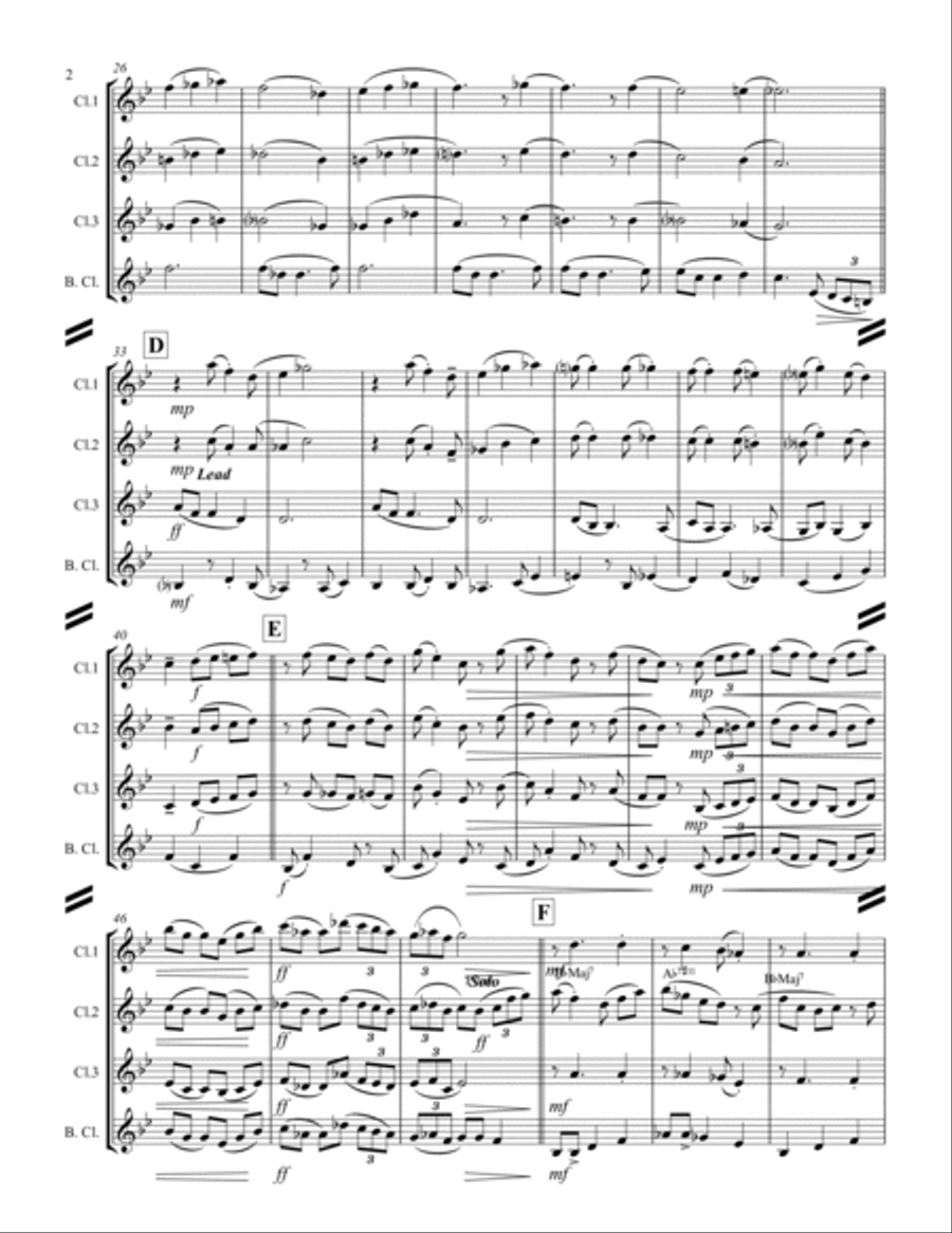 Christmas Time Is Here Woodwind Ensemble scores gallery preview page 3