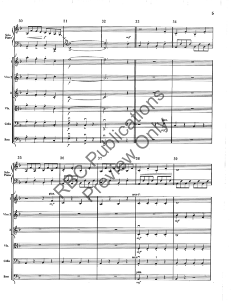 Concertino In D Moll (Score) String Orchestra scores gallery preview page 6