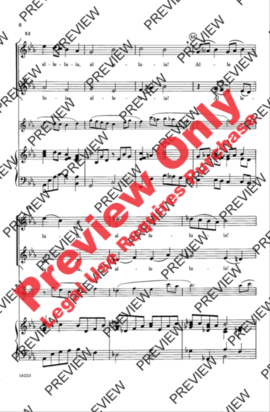 Alleluia 2-Part scores gallery preview page 8