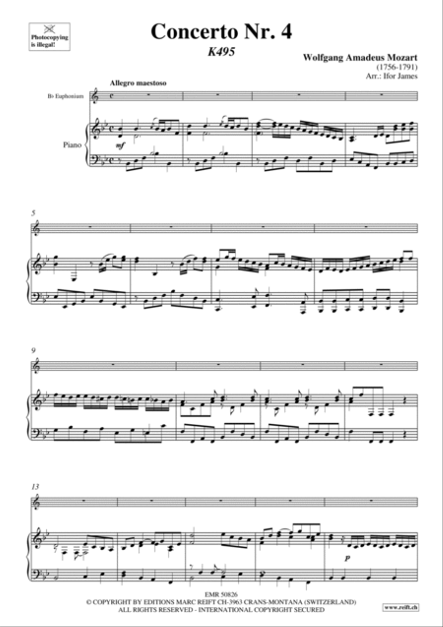 Concerto No. 4 Euphonium scores gallery preview page 2