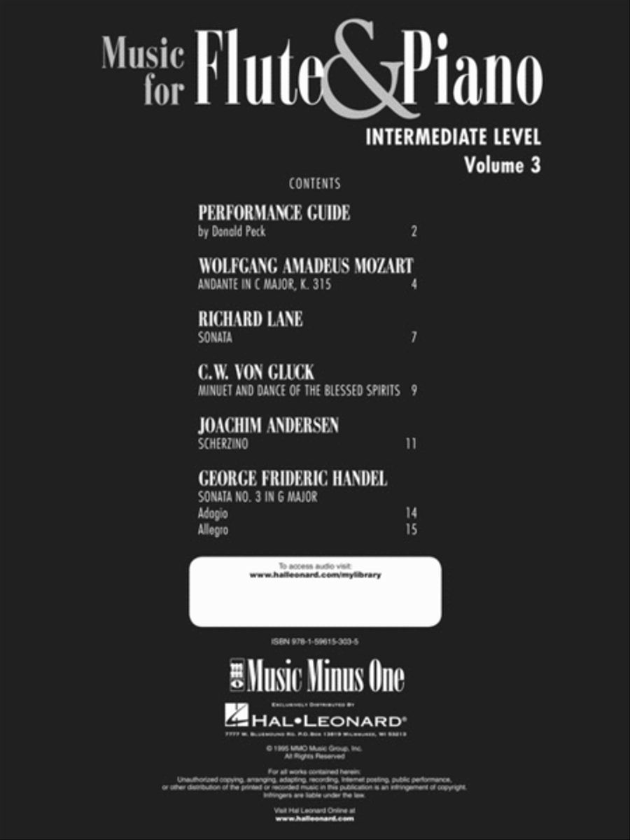 Intermediate Flute Solos – Volume 3 Flute Solo scores gallery preview page 2