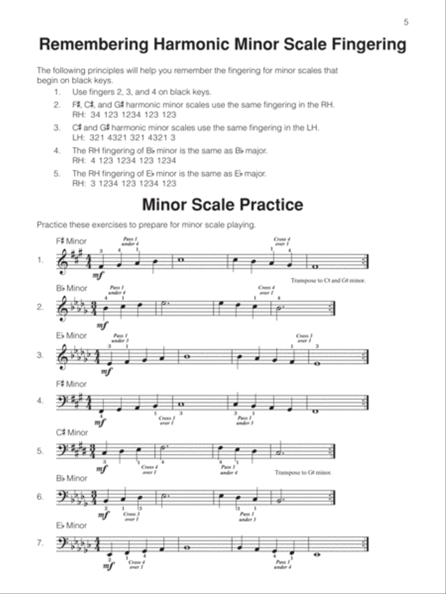 Minor Scale Pro, Book 2 Minor Scale Pro, Book 2 Piano Solo scores gallery preview page 4