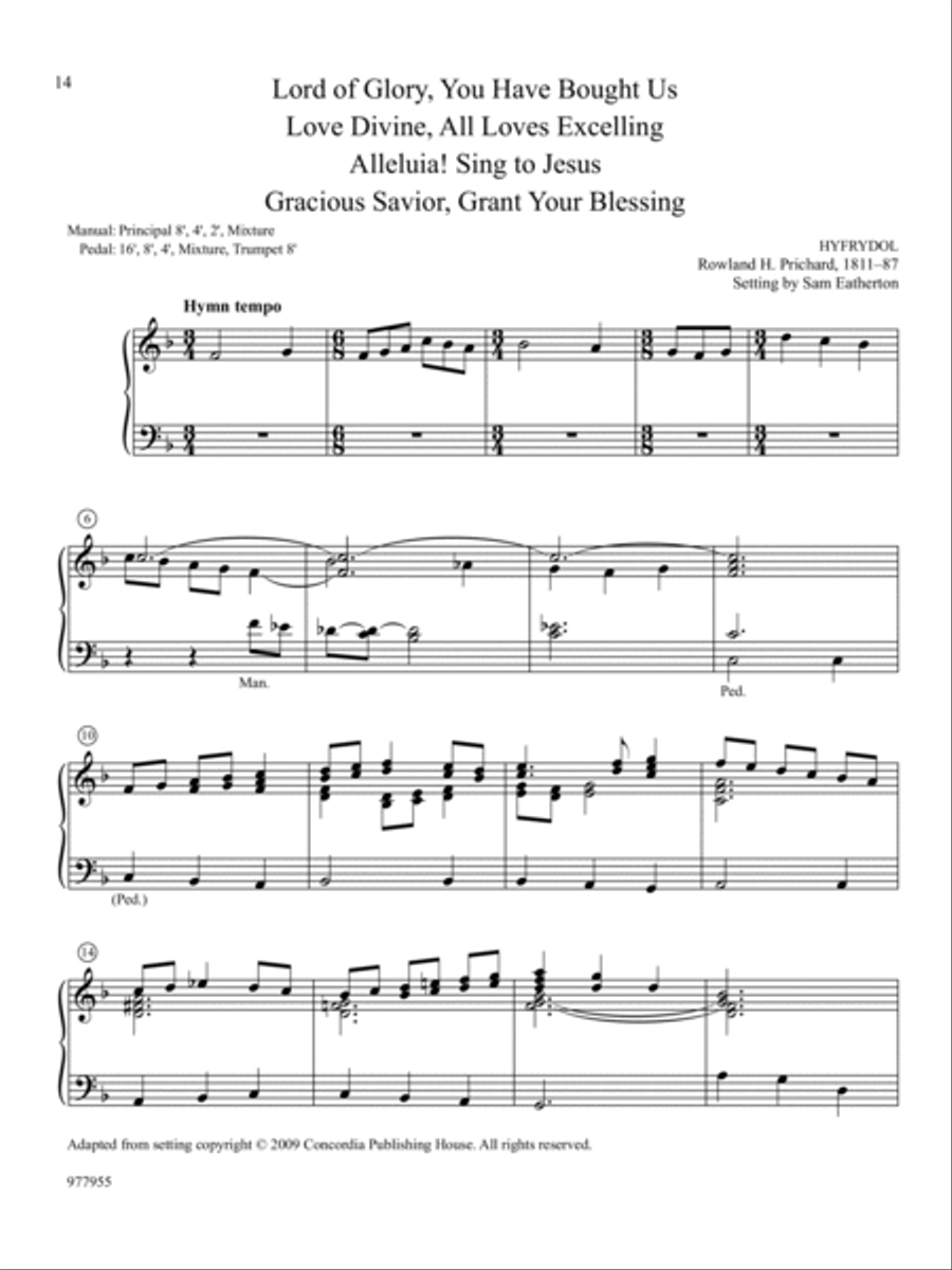 Hymn Inventions: Nine Chorale Preludes for the Church Year, Vol. 4 Organ scores gallery preview page 5