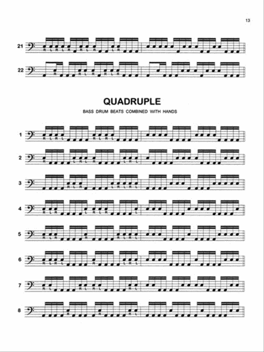 Bass Drum Control Drums scores gallery preview page 4
