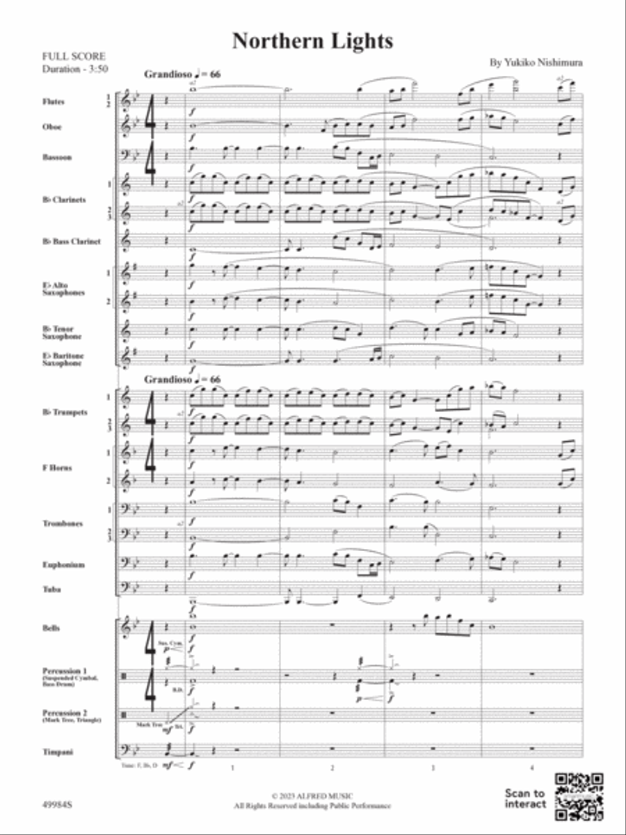 Northern Lights: Score Northern Lights: Score Concert Band scores gallery preview page 3
