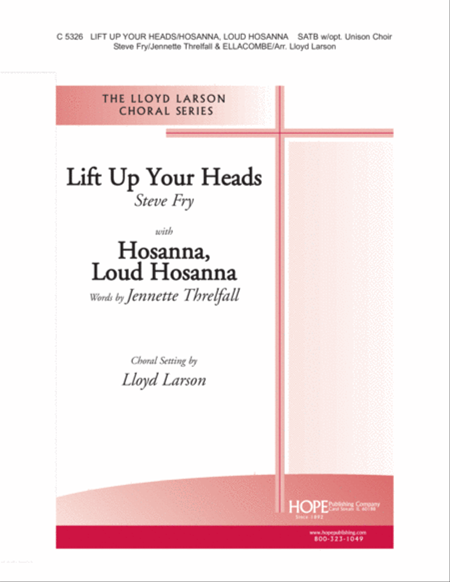 Lift Up Your Heads with Hosanna, Loud Hosanna 4-Part scores gallery preview page 1