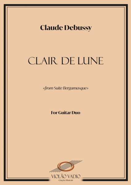 Clair de Lune (Claude Debussy) Guitar Duo image number null