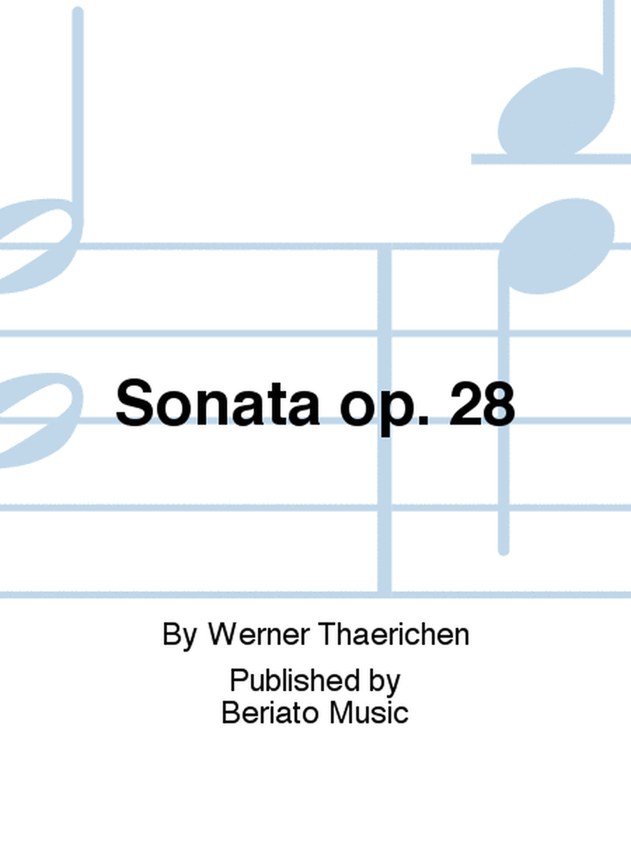 Sonata op. 28