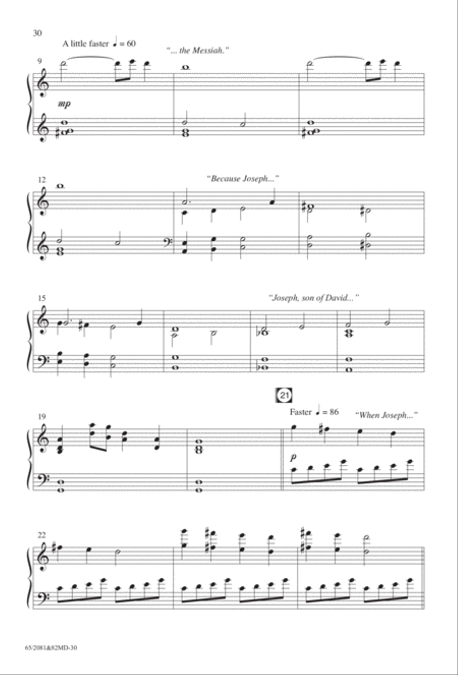 And It Came to Pass, Emmanuel 4-Part scores gallery preview page 9