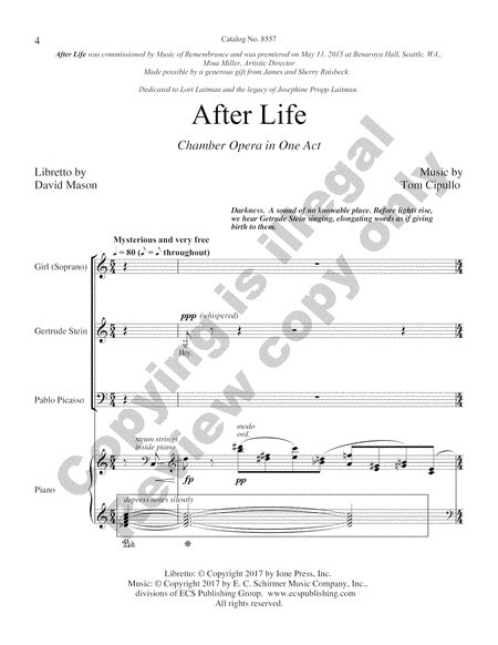 After Life (Piano/Vocal Score)