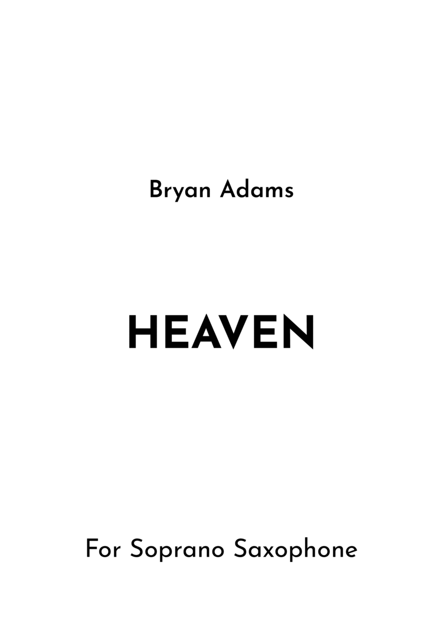 Heaven Soprano Saxophone scores gallery preview page 1