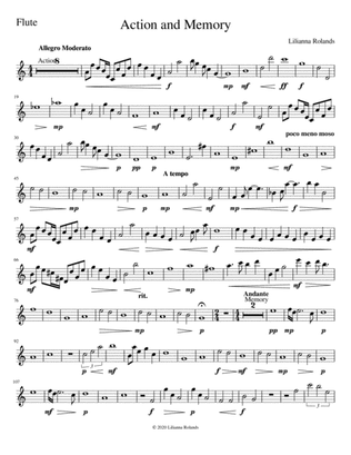 Action and Memory (Flute Part)