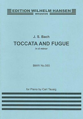 Book cover for J.S.Bach: Toccata And Fugue In D Minor (Piano)