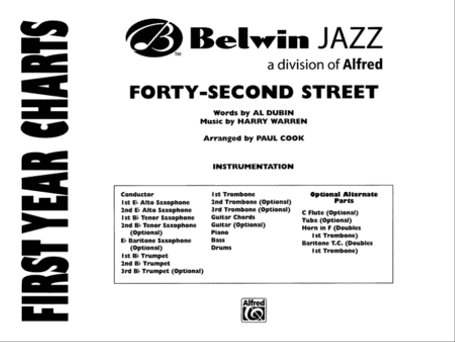 Forty-Second Street: Score Jazz Ensemble scores gallery preview page 1