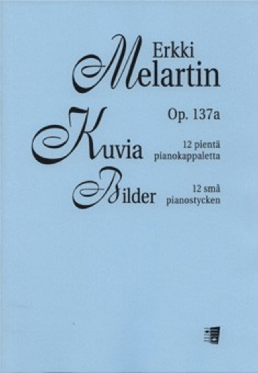 Kuvia / Pictures Op. 137a Piano Solo scores gallery preview page 1