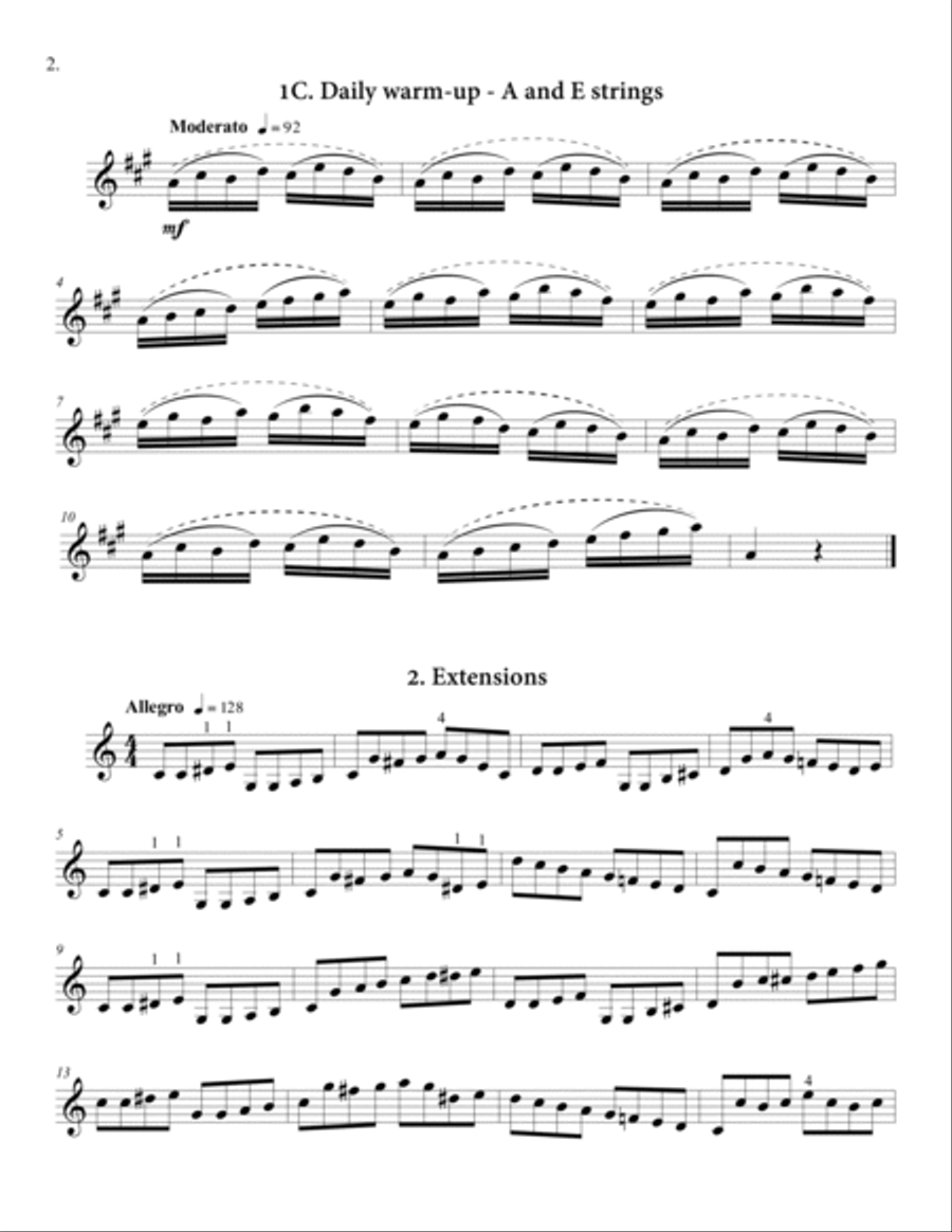 FUN WITH ETUDES for the Intermediate Violinist Violin Solo scores gallery preview page 4