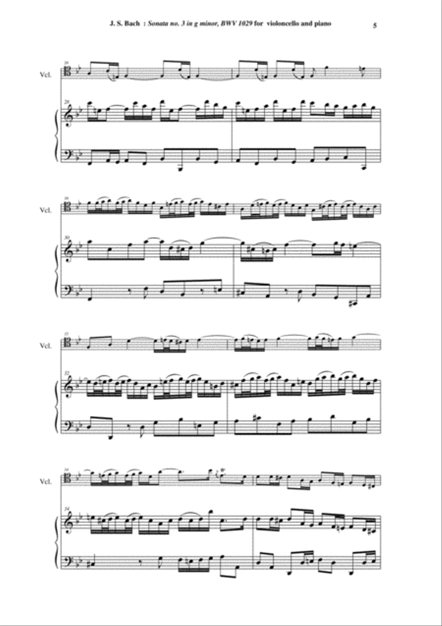 J. S. Bach: 