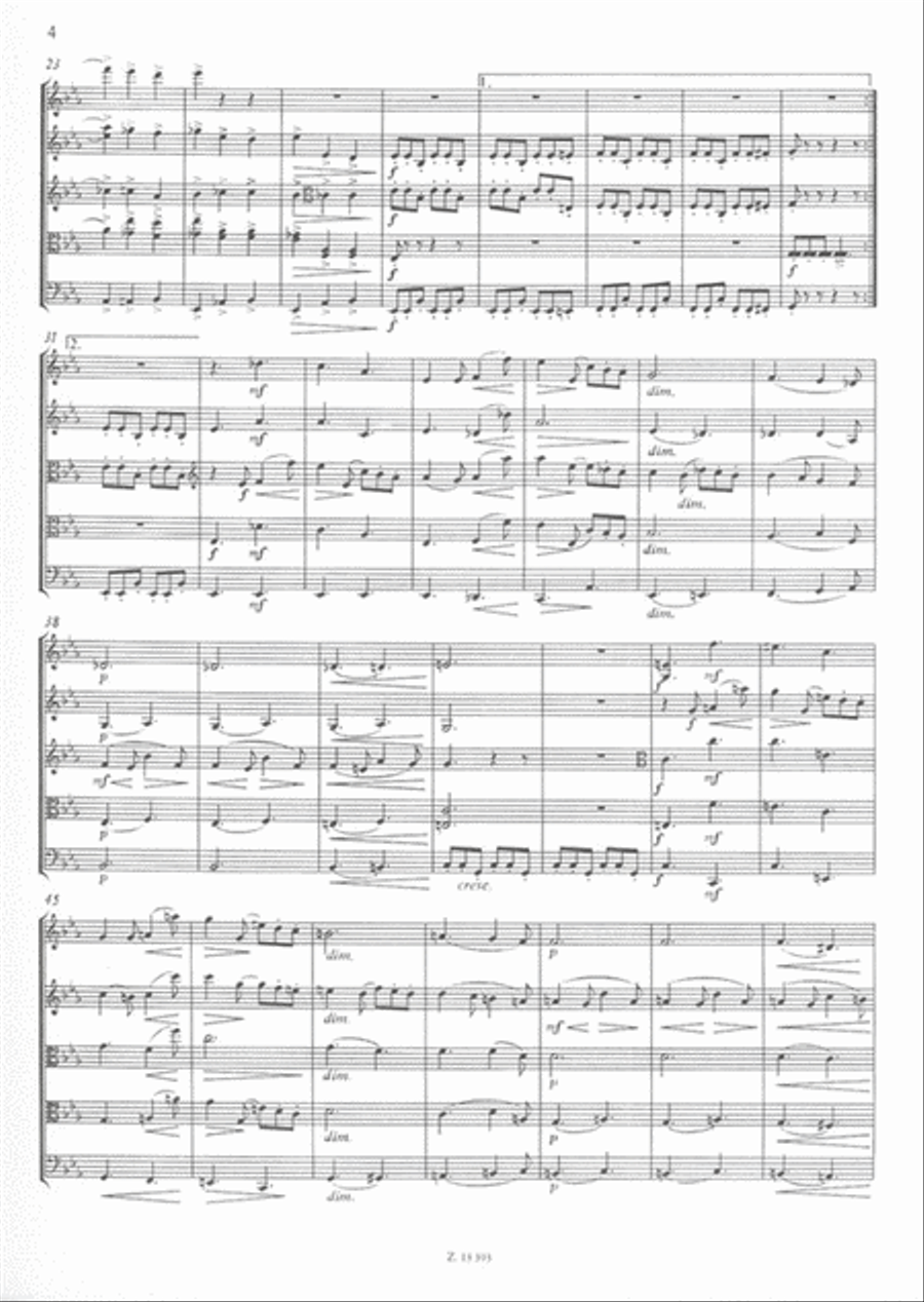 Scherzo String Quintet scores gallery preview page 3