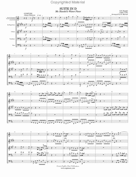 Suite in D -- Mr. Handel's Water Piece