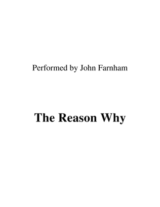 Book cover for The Reason Why