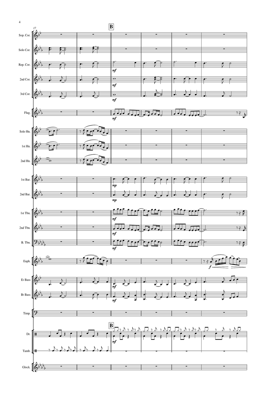 Thinking Out Loud Brass Band scores gallery preview page 5