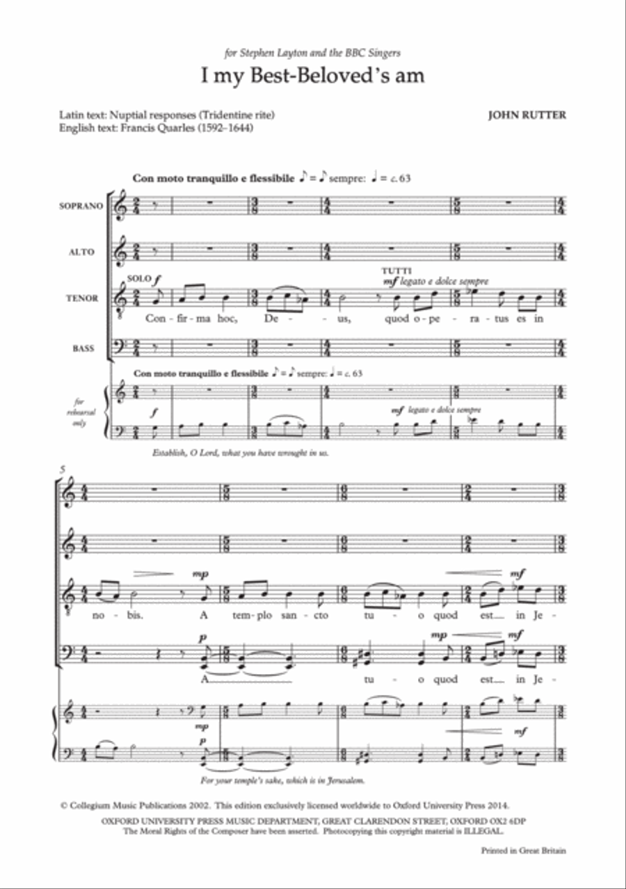 I my Best-Beloved's am Divisi scores gallery preview page 2