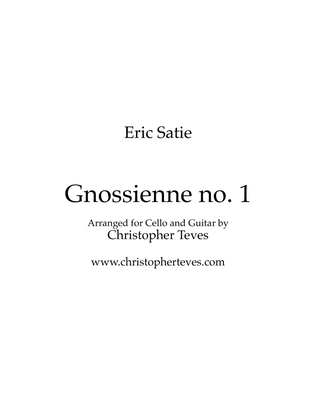 Book cover for Gnossienne no. 1
