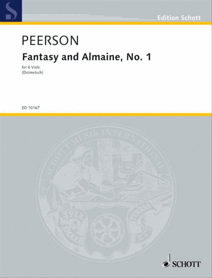 Fantasy and Almaine No. 1 Viola Solo scores gallery preview page 1