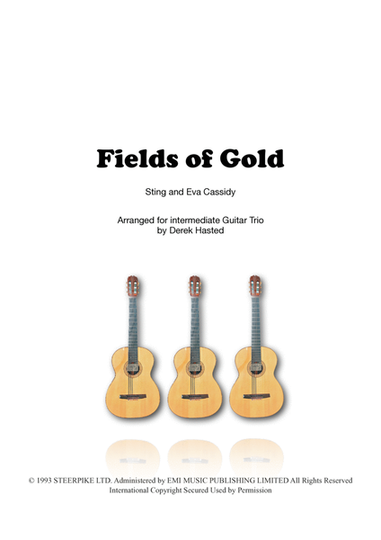Fields Of Gold by Sting Guitar Ensemble - Digital Sheet Music