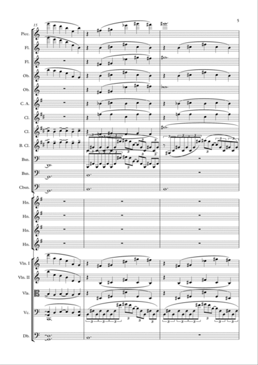 Submerged Cathedral (pd) Full Orchestra scores gallery preview page 5