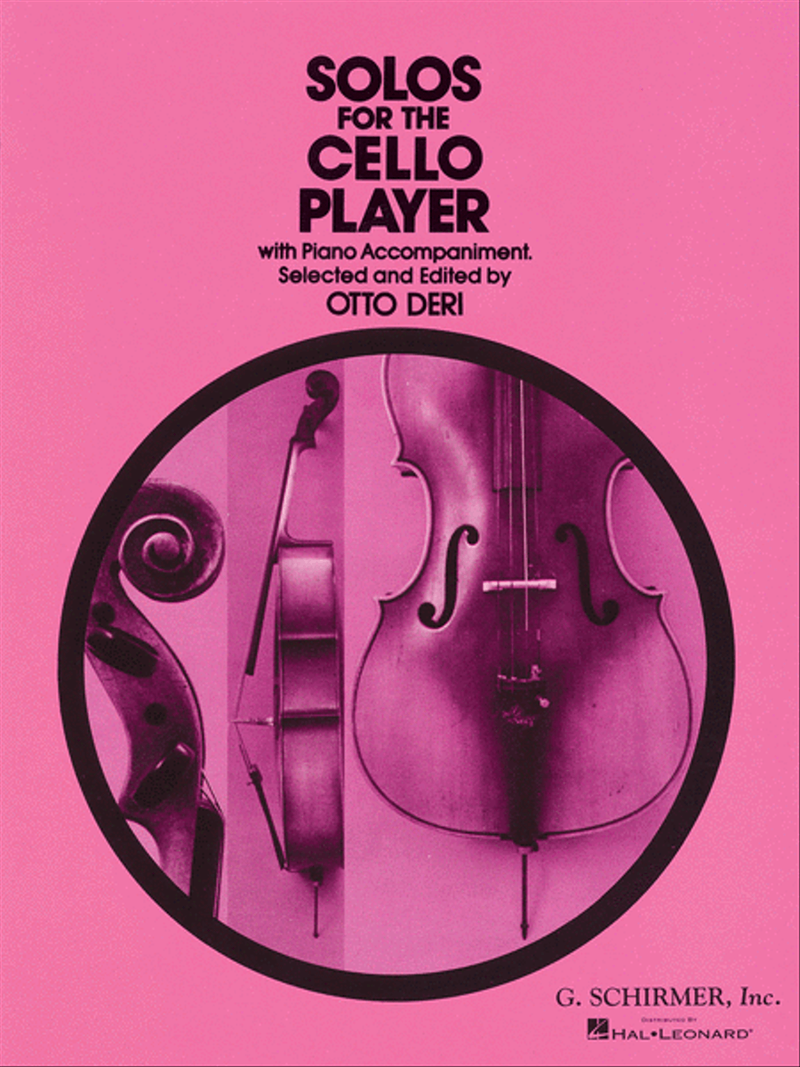 Solos for the Cello Player Piano Accompaniment scores gallery preview page 1