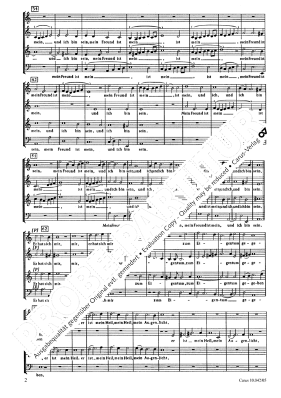 Mein Freund ist mein 4-Part scores gallery preview page 3