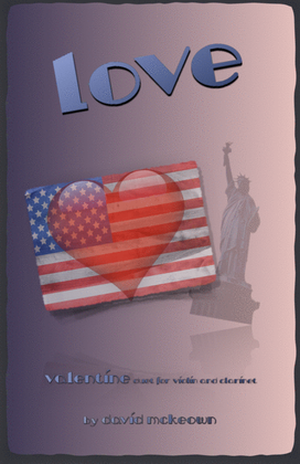 Book cover for Love, Violin and Clarinet Duet