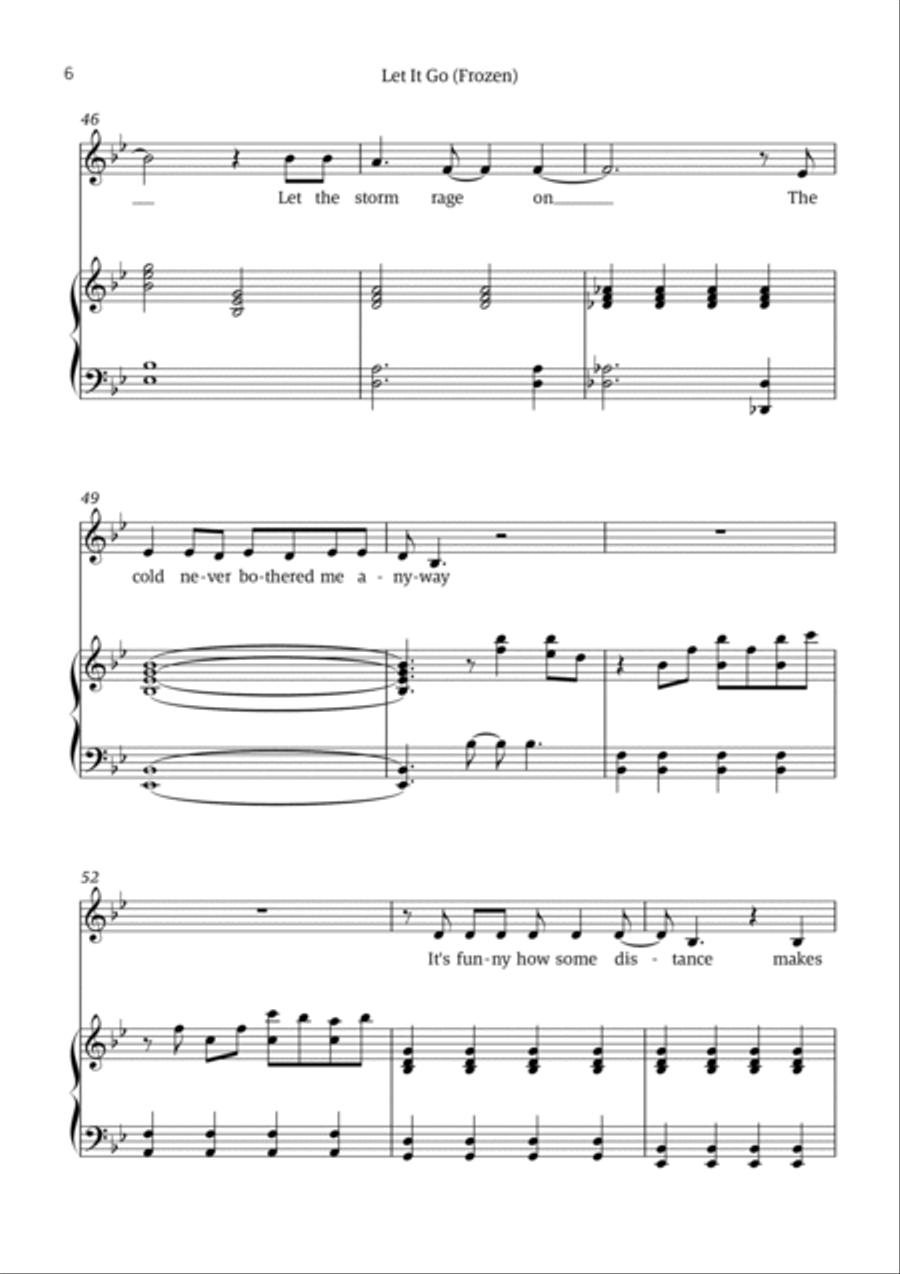 Let It Go Chamber Music scores gallery preview page 6