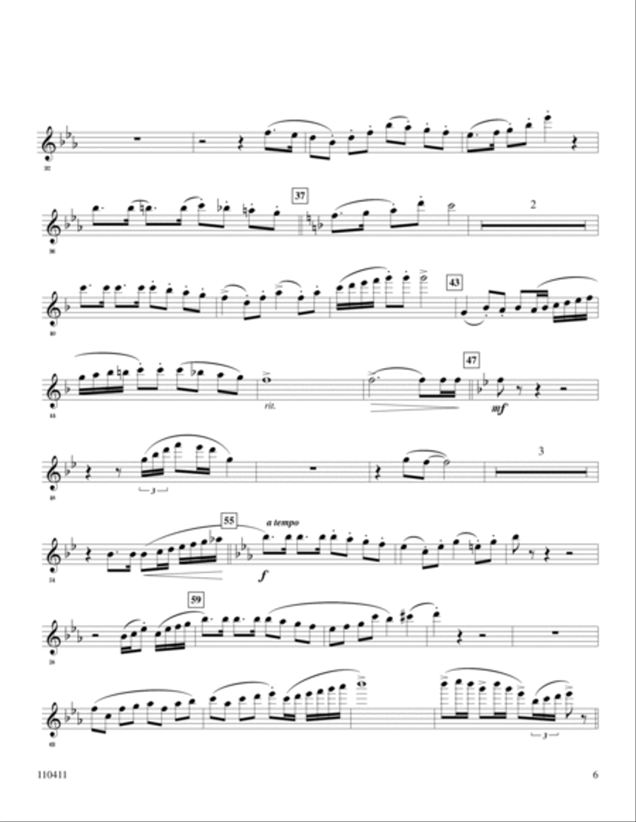 Springs Of Living Water Springs Of Living Water Flute Quartet scores gallery preview page 6