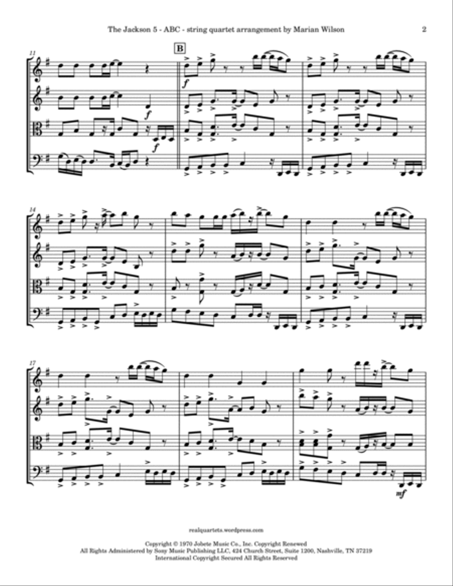 Abc String Quartet scores gallery preview page 2