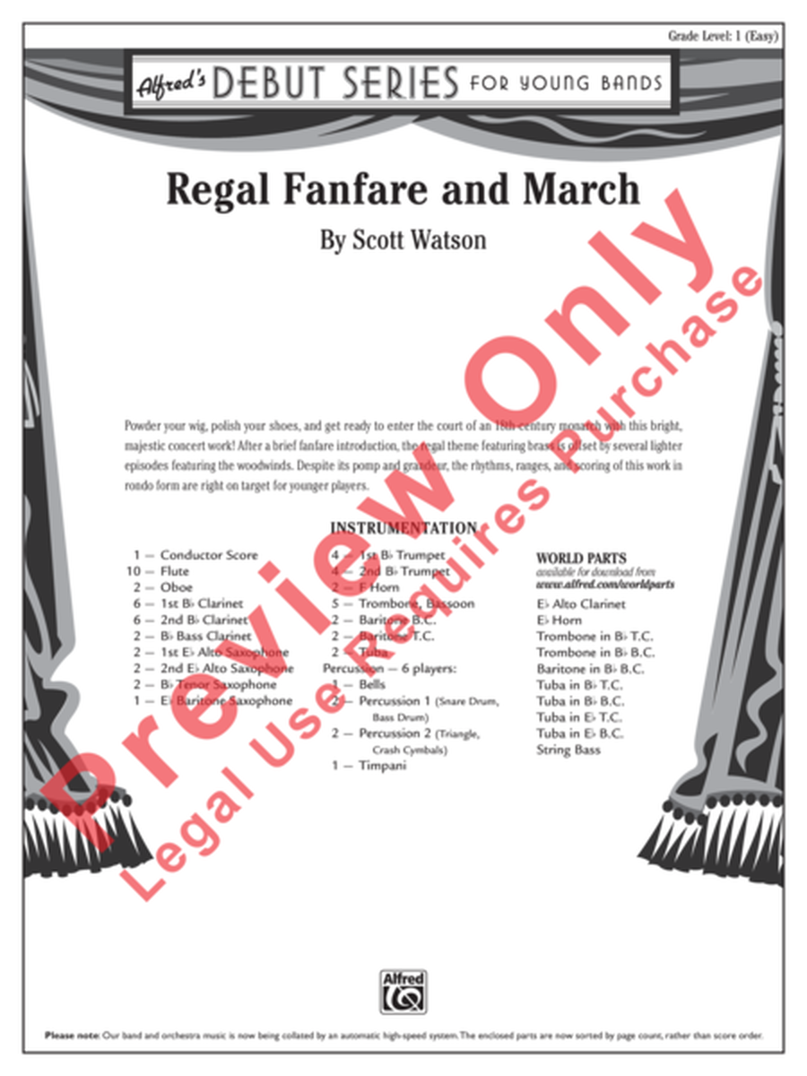 Regal Fanfare and March