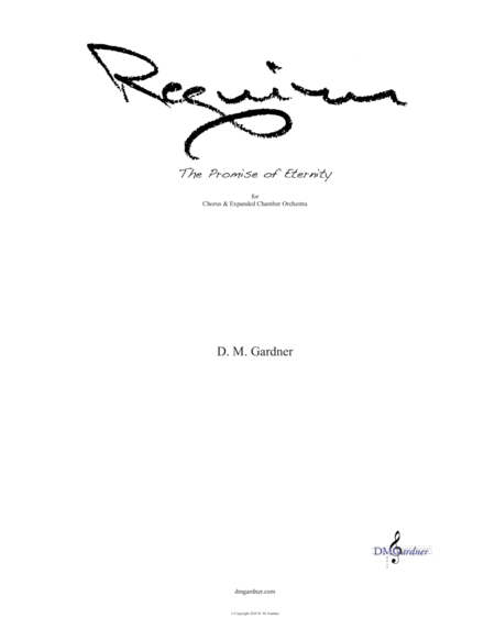 Requiem - The Promise of Eternity (CHORAL SCORE) image number null
