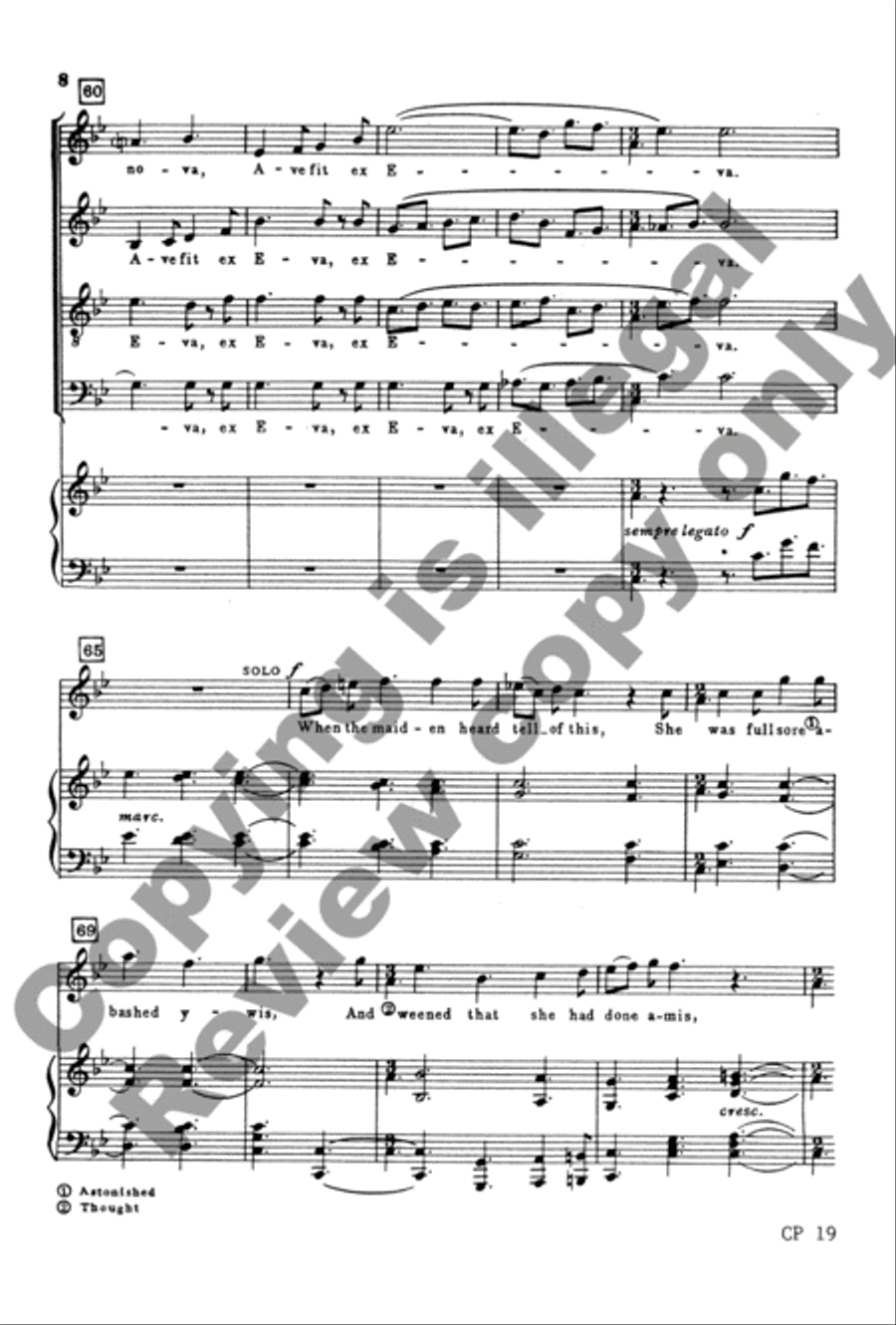 Nova, Nova! 4-Part scores gallery preview page 20