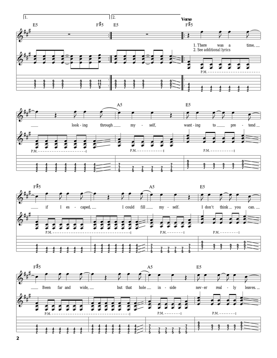 Million Miles Away Million Miles Away Acoustic Guitar scores gallery preview page 2