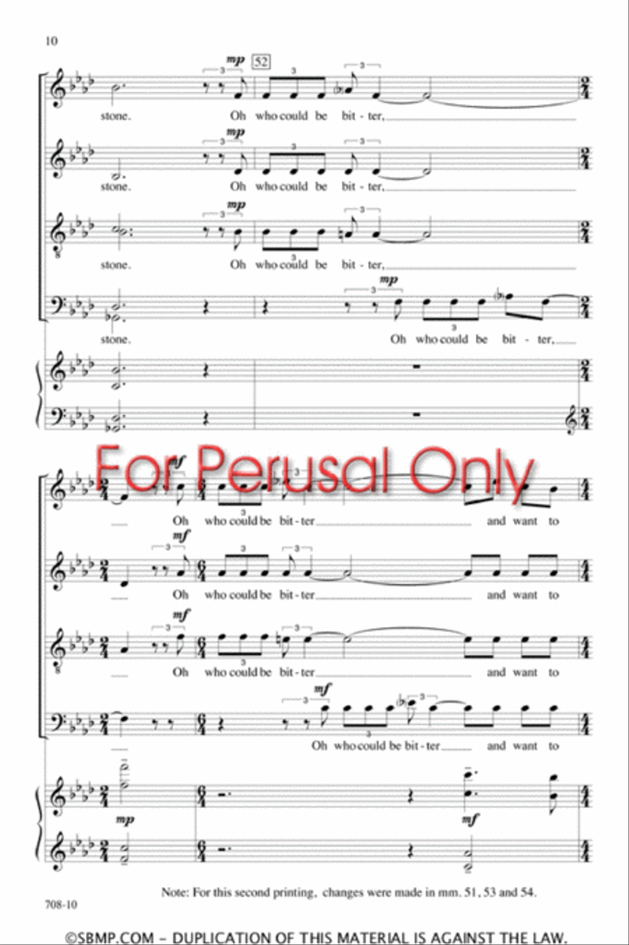 The New Moon - SATB divisi Octavo Divisi scores gallery preview page 10