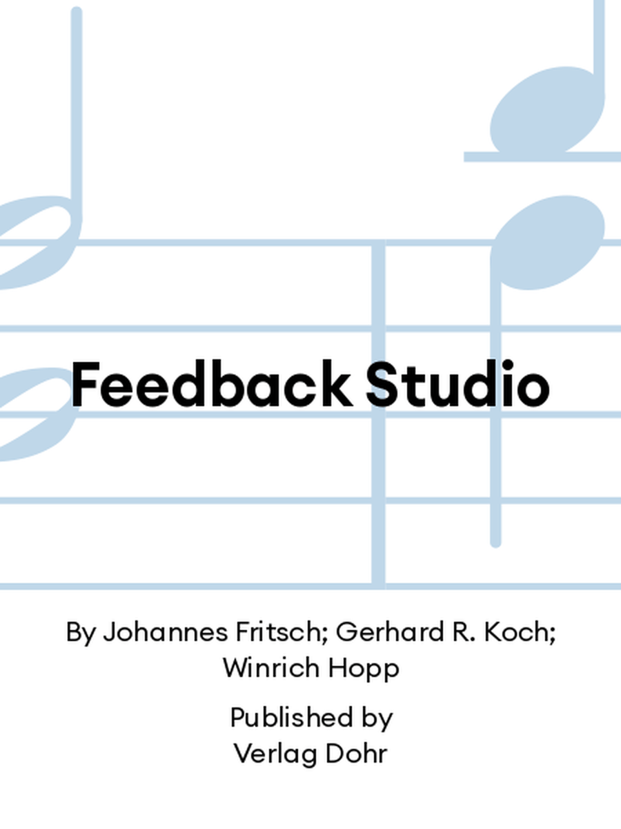 Feedback Studio Collection / Songbook scores gallery preview page 1