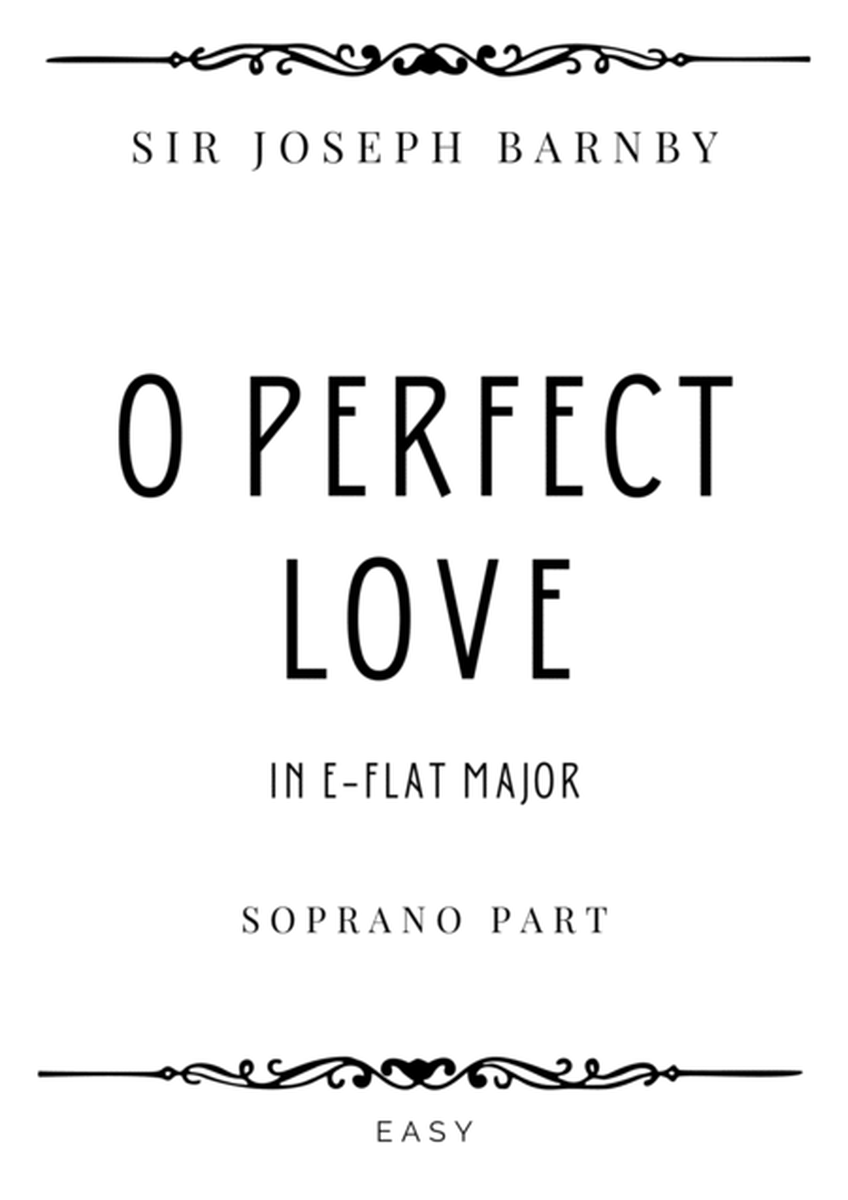 Barnby - O Perfect Love in E Flat Major - Easy image number null
