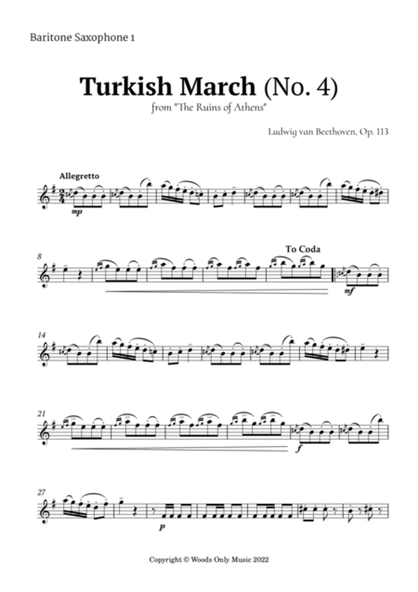 Turkish March by Beethoven for Baritone Sax Trio image number null
