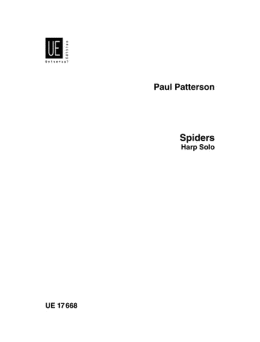 Spiders, Harp Solo Chamber Music scores gallery preview page 1