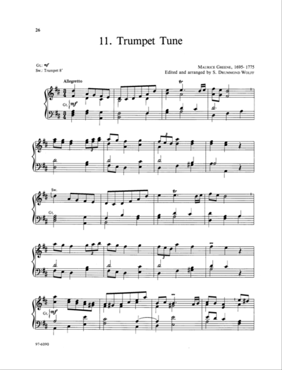 Baroque Music for Manuals, Vol. V Organ scores gallery preview page 12
