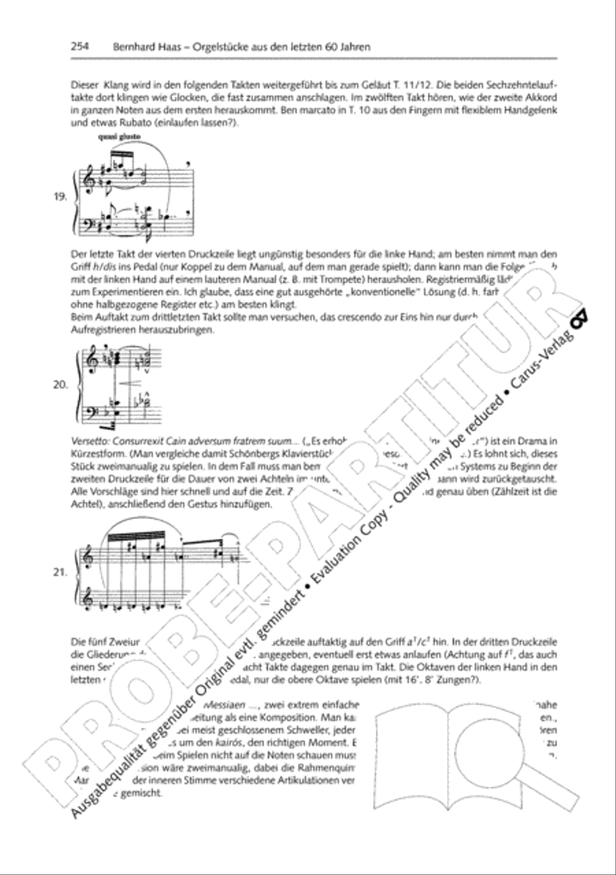 Orgelschule zur historischen Auffuhrungspraxis Organ Solo scores gallery preview page 255
