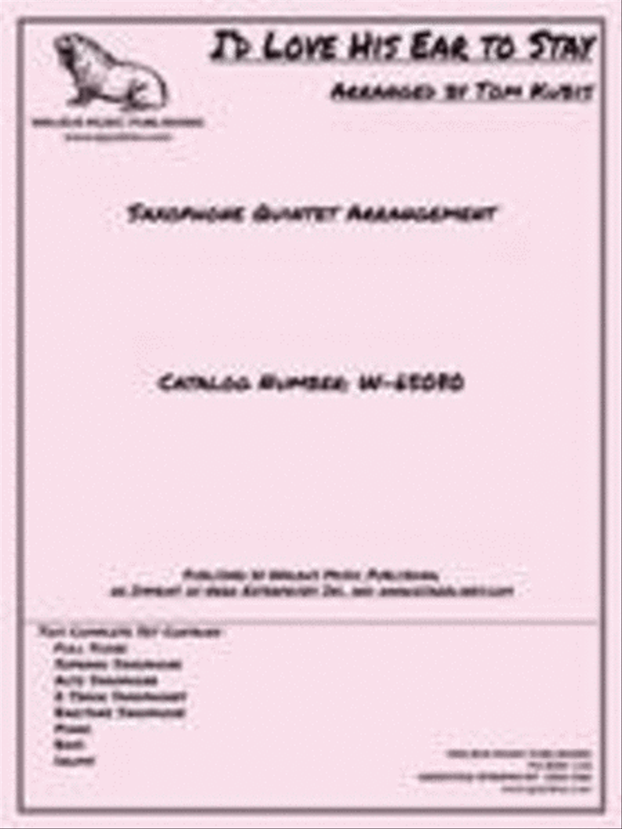 When We All Get To Heaven Saxophone Quartet scores gallery preview page 1