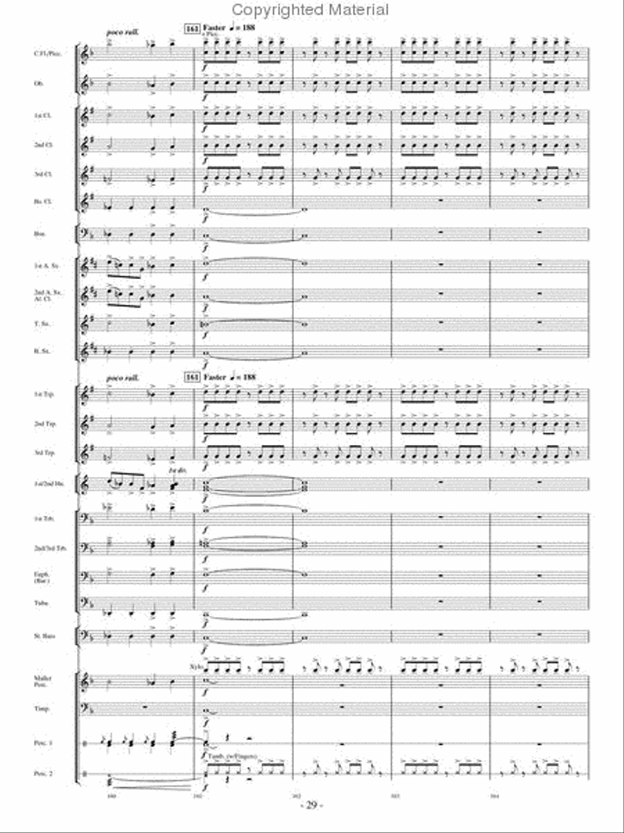 Flight of Valor Concert Band scores gallery preview page 28