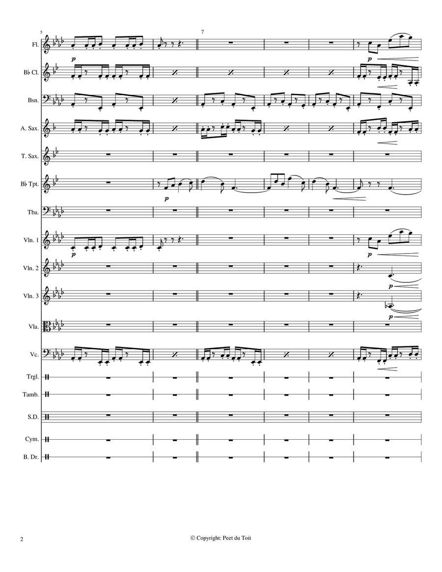 Elizabethan Serenade - Ronald Binge (Mixed Ensemble) Large Ensemble scores gallery preview page 2